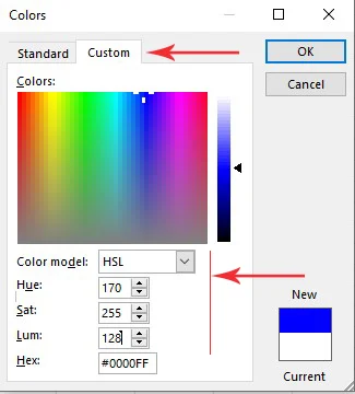 رنگ پس زمینه سلول در اکسل- رنگ قلم سلول در اکسل با روش HSL- Fill Color in excel HSL METHODE رنگ پس زمینه سلول در اکسل- رنگ قلم سلول در اکسل با روش HSL- Fill Color in excel HSL METHODE