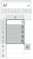 آموزش تنظیم سایز فونت در اکسل  - Font size in excel
