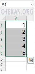 آموزش تنظیم سایز فونت در اکسل  - Font size in excel