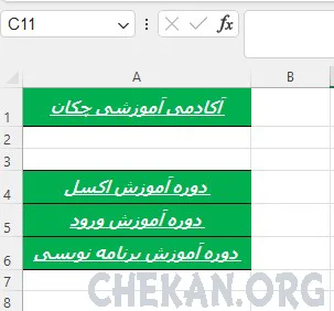 Format Painter in Excel-Copy cell style in Excel-Format Painter در اکسل-کپی استایل سلول ها در اکسل