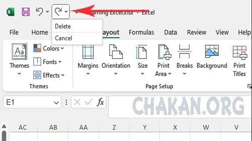 Redo in Excel-Undo in Excel -آموزش Redo و Undo در اکسل Redo in Excel-Undo in Excel -آموزش Redo و Undo در اکسل